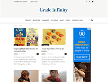 Tablet Screenshot of gradeinfinity.com